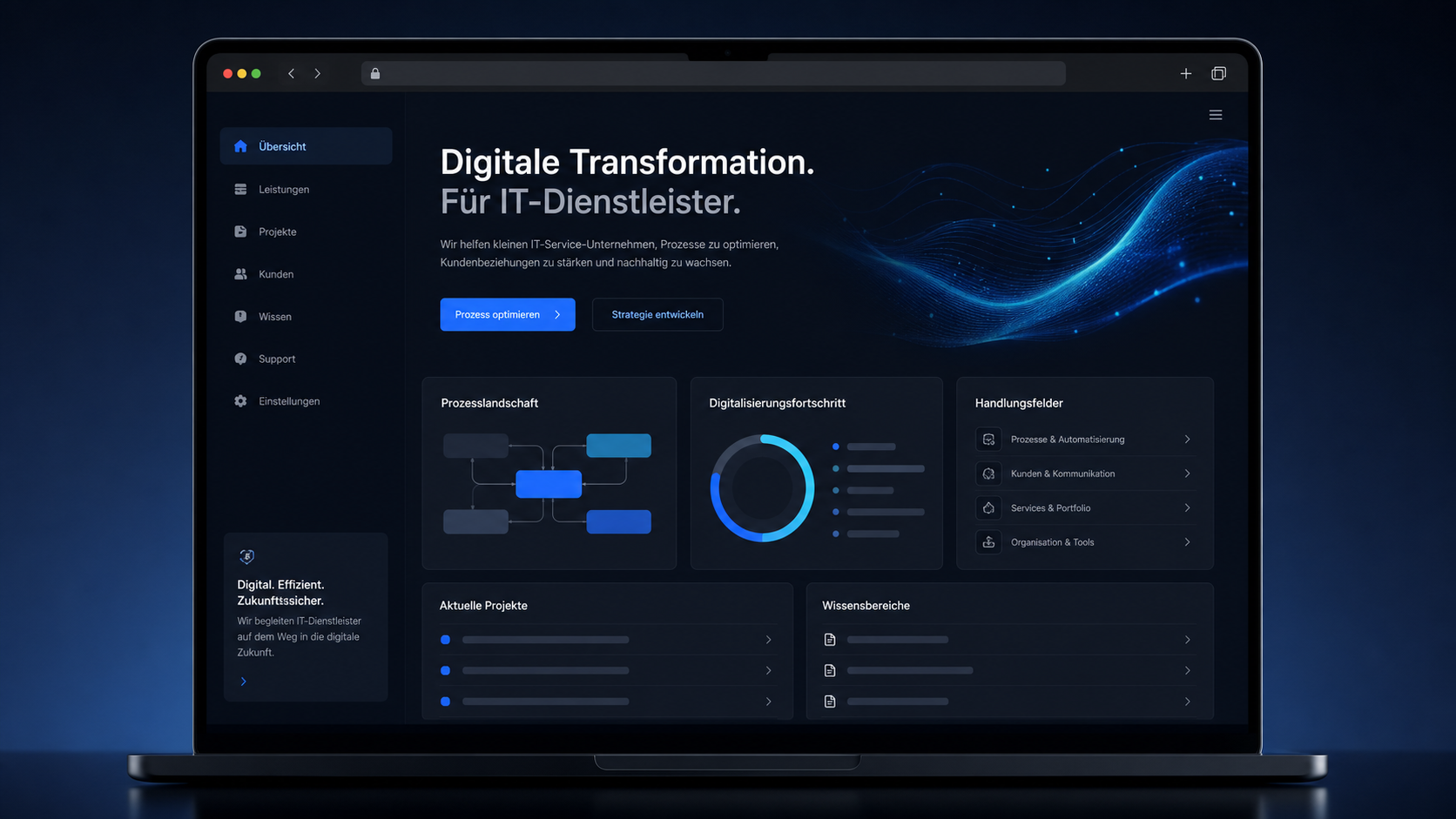 Projekt: Digitalisierung IT-Dienstleister